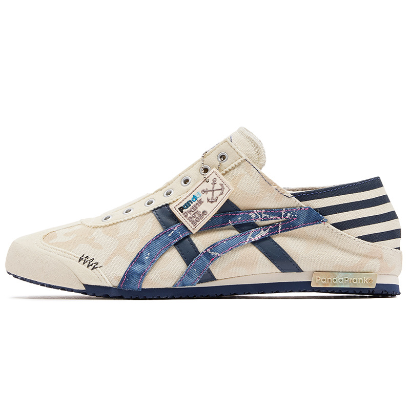 Authentic Onitsuka Tiger Mexico 66 Panda Prank Edition Sneakers Multi‑Color Limited Release Retro Japan Style - detail 4