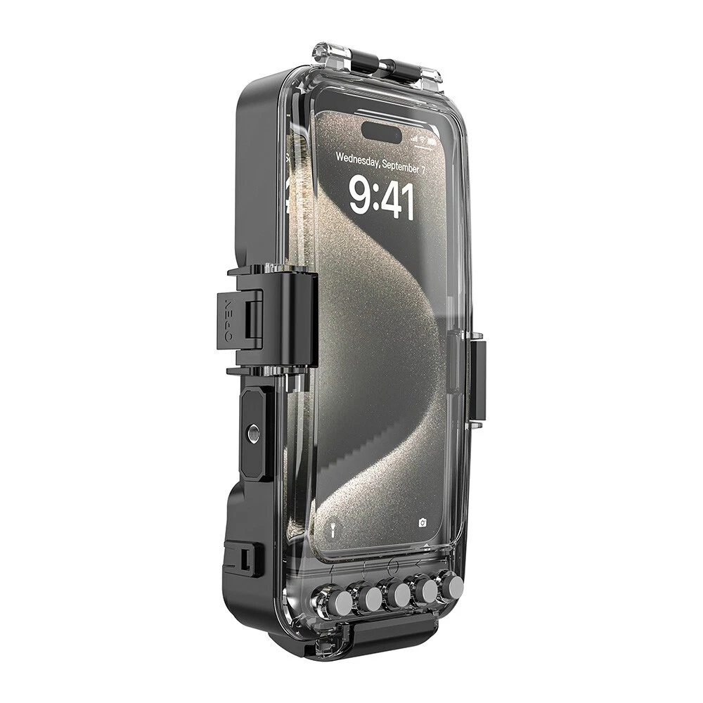 Underwater 98FT/30M Waterproof Diving Case Cover for iPhone 14 15 16 17 pro Max Samsung S24 Ultra - detail 1