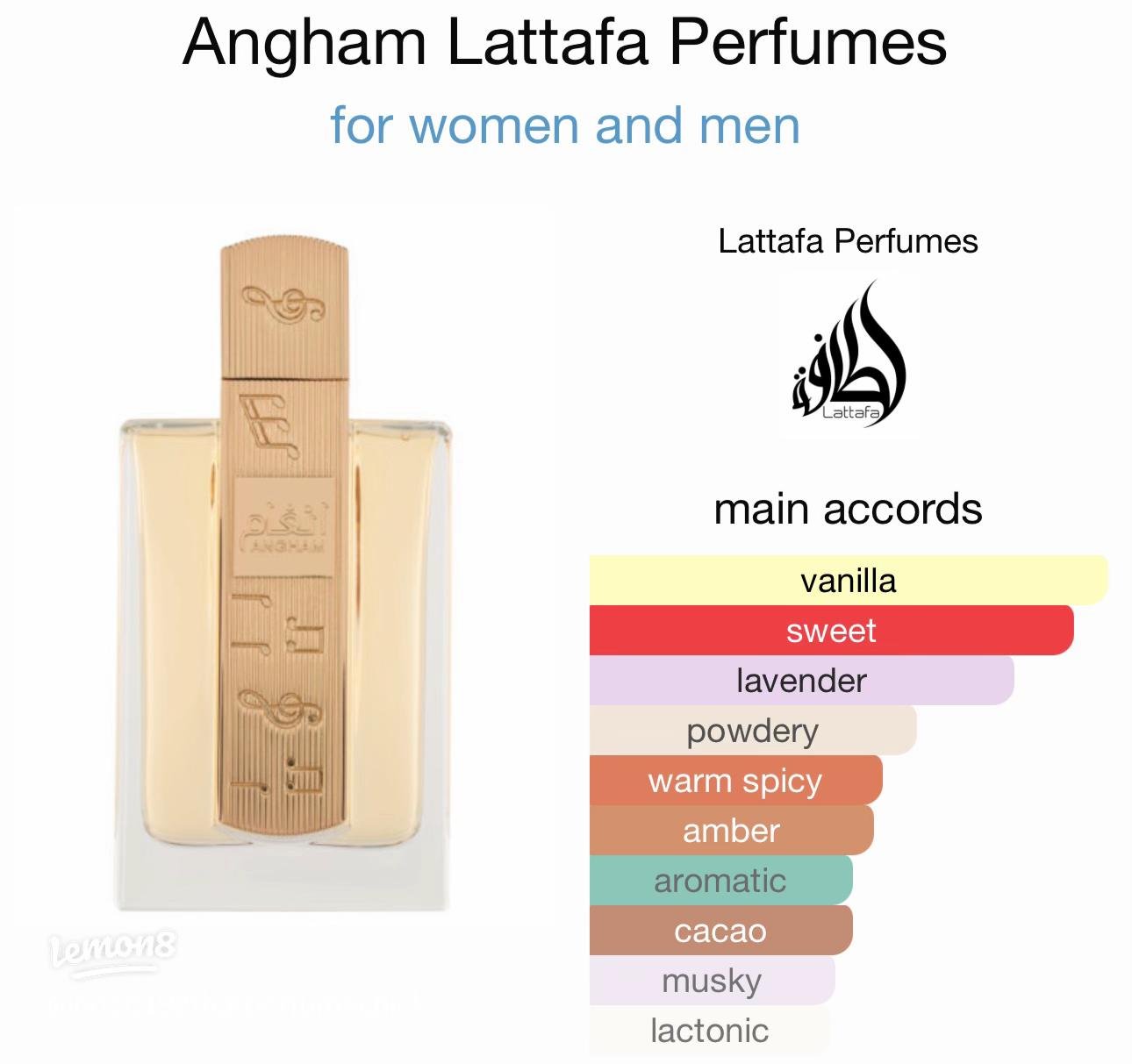 Orginal Angham Eau De Parfum 100ml by Lattafa Perfume Unisex Arabic Fragrance - detail 1