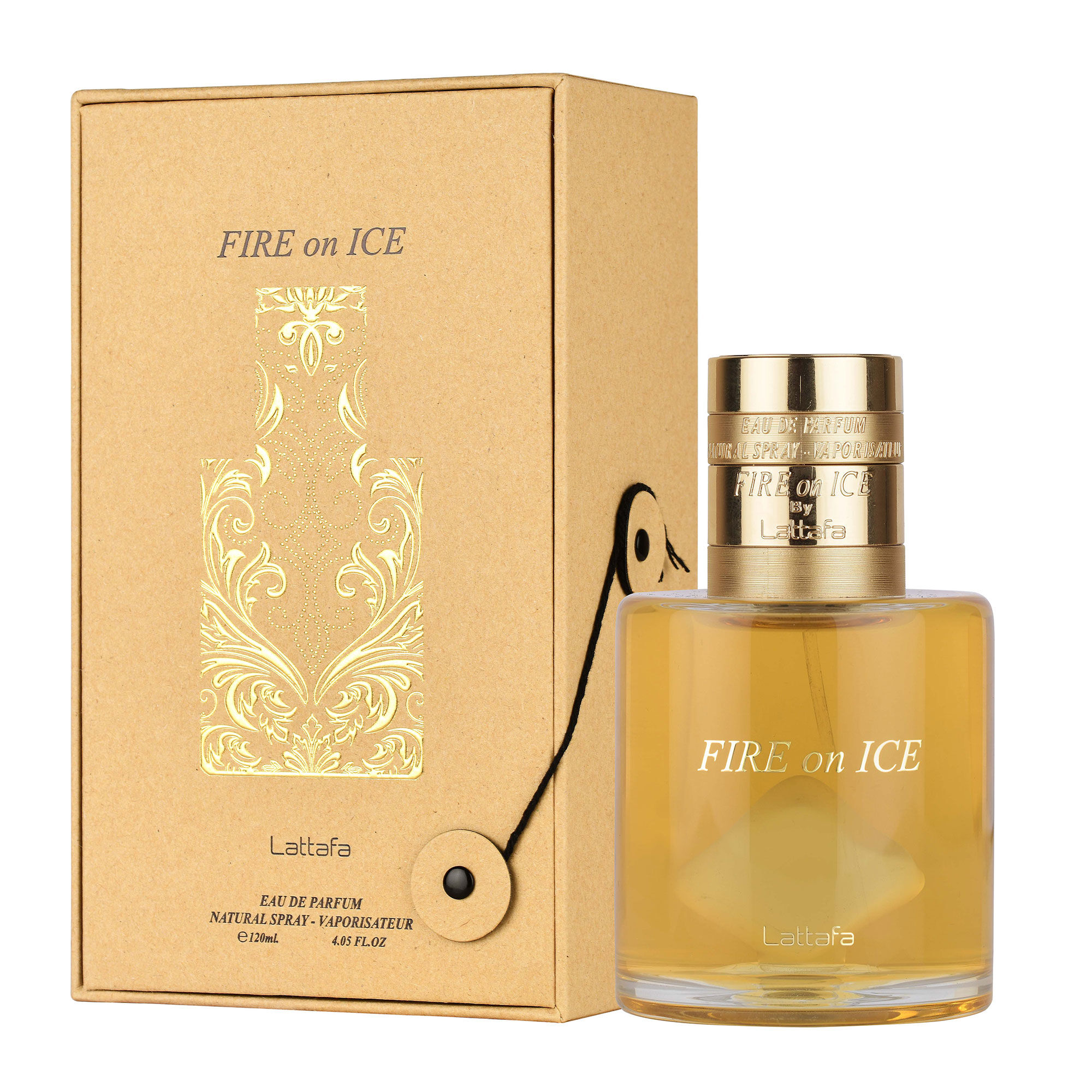 🔥 Fire on Ice by Lattafa – Viral Cognac Oud Perfume | Boozy, Spicy, Addictive | Unisex EDP | Luxury Arabic Fragrance - detail 3