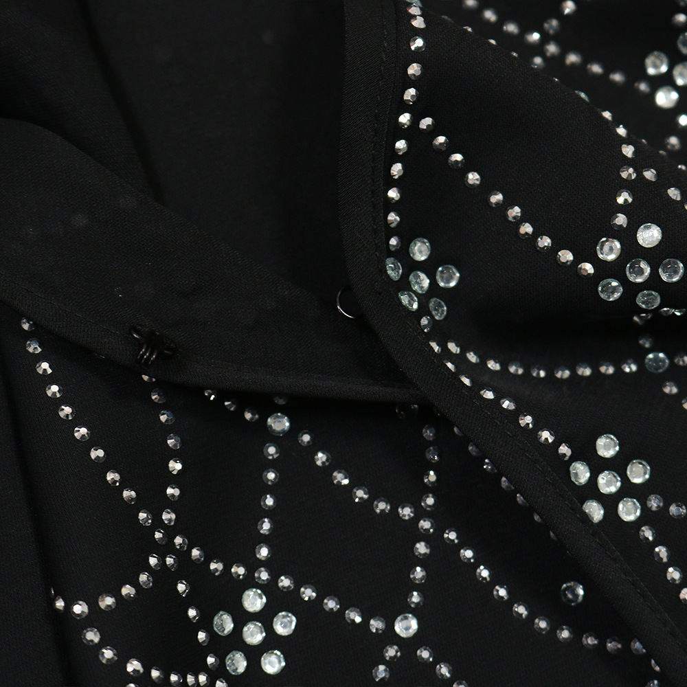 Ramadan Muslim Dress Women Hijab Abaya Khimar Jilbab Kebaya Loose Kaftan Robe Rhinestone Dresses Kimono Islam Clothing - detail 10