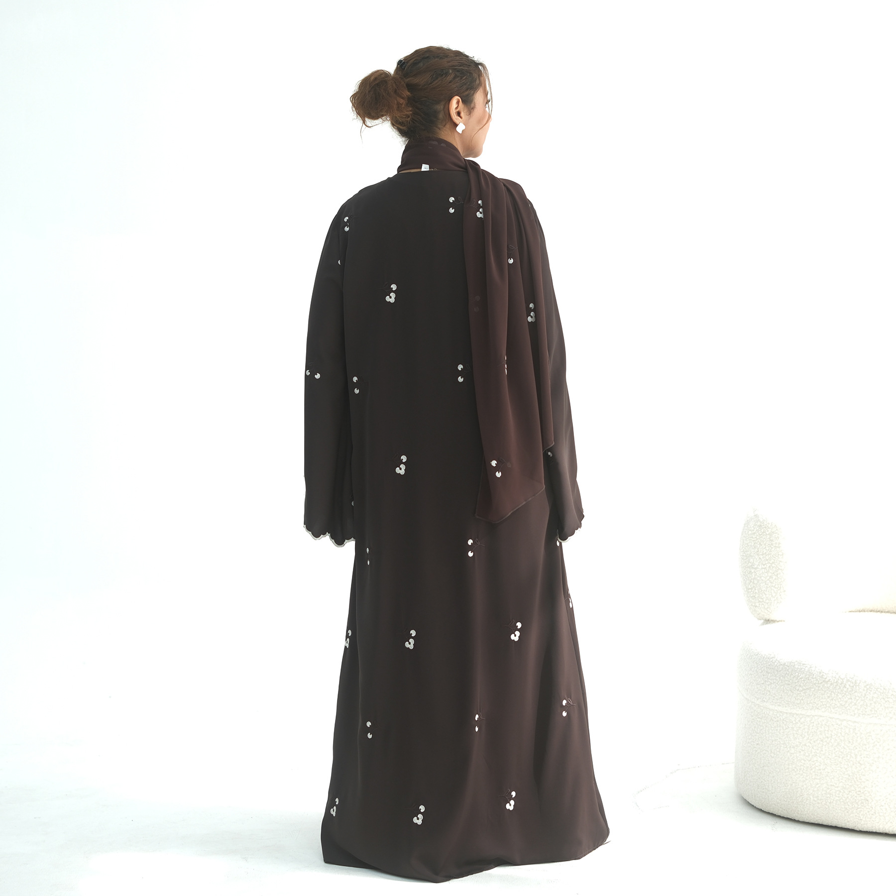 Women Abaya Muslim Cardiagn Dress Prayer Embrodery Open Caftan Abayas Dubai Party Dresses Kaftan Robe Longue - detail 11