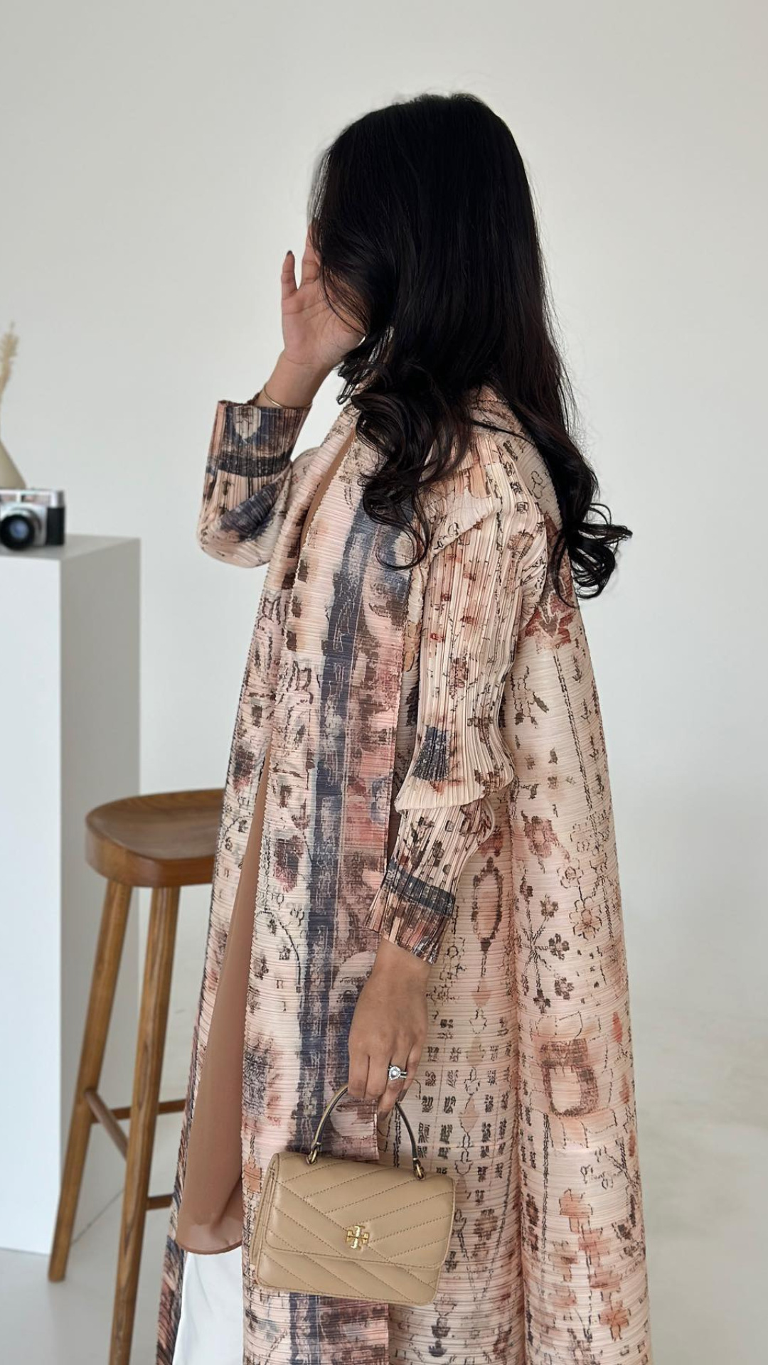 Women Fashion Abaya Vintage Printed Cardigan Design Loose Large Size Elegant Female Luxury Robe - detail 11