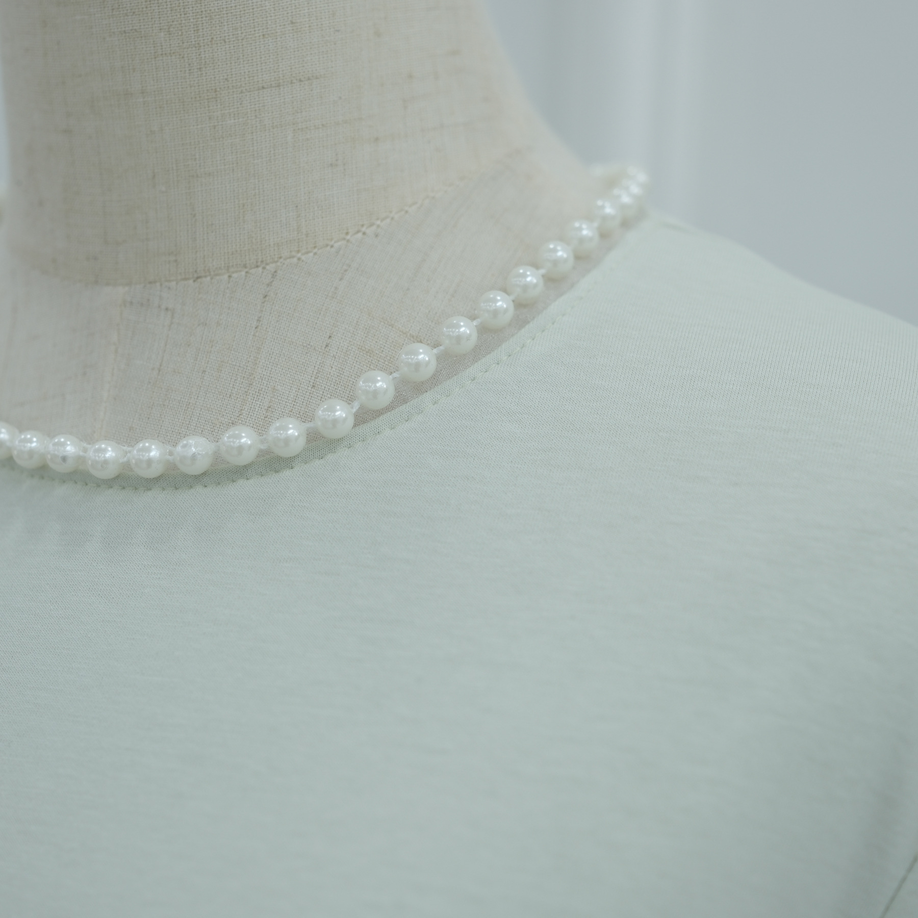Evening Dresses Pearls Luxury Dubai O-Neck Formal Muslim Prom Gowns Beaded Shawl + Long-Sleeved Dress - detail 9