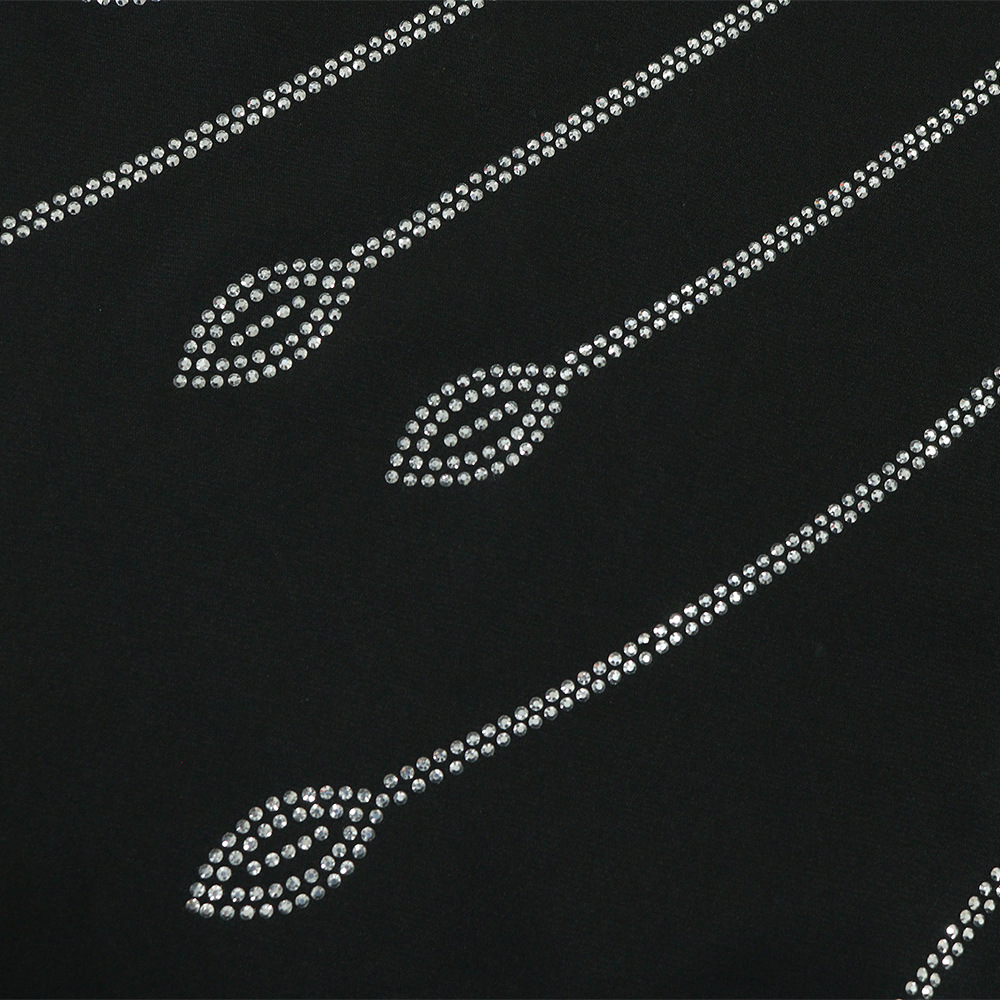 Middle East Muslim New Fashion Women's Elegant Trendy Daily Casual Luxury Diamond Studded Dresses Female Abaya - detail 7
