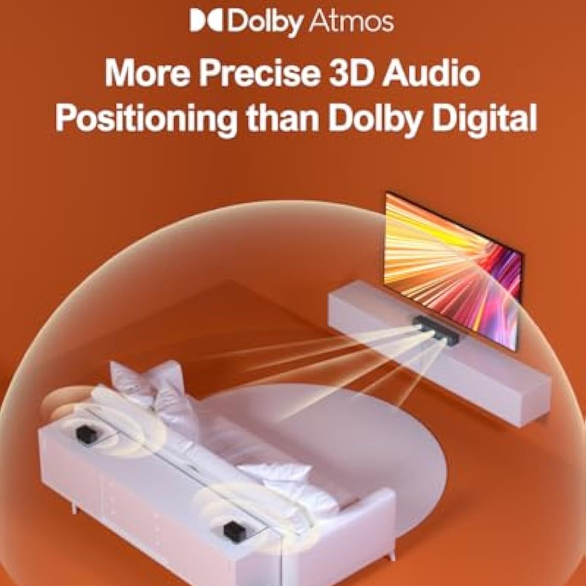 5.1 speaker system with Dolby Atmos 3D sound, 410W high-power home theater New - detail 2