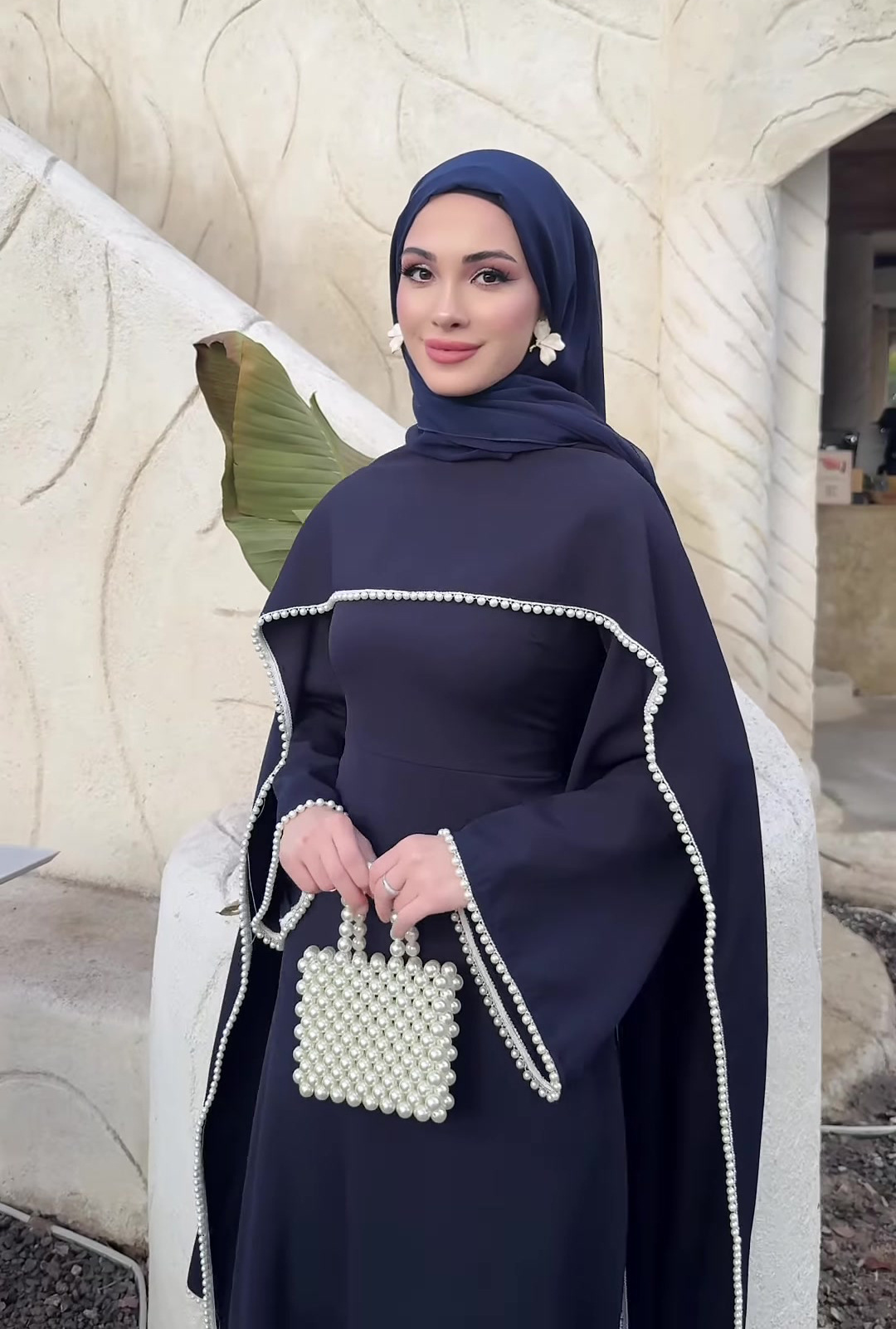 Elegant Long Sleeves Dresses Spring Women Bell Sleeve Long Dress High Waist Pullover Loose Knee Length Dress - detail 10