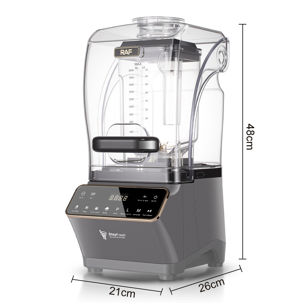 Soundproof Electric Smoothie Blender High 1200W Juicer Ice Crusher Milkshake Mix - detail 3