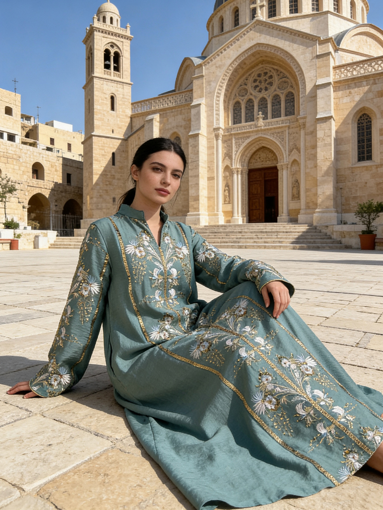 Abaya Women Party Dress Kaftan Jalabiya Elegant Muslim Dubai Ramadan Caftan long Robe - detail 10