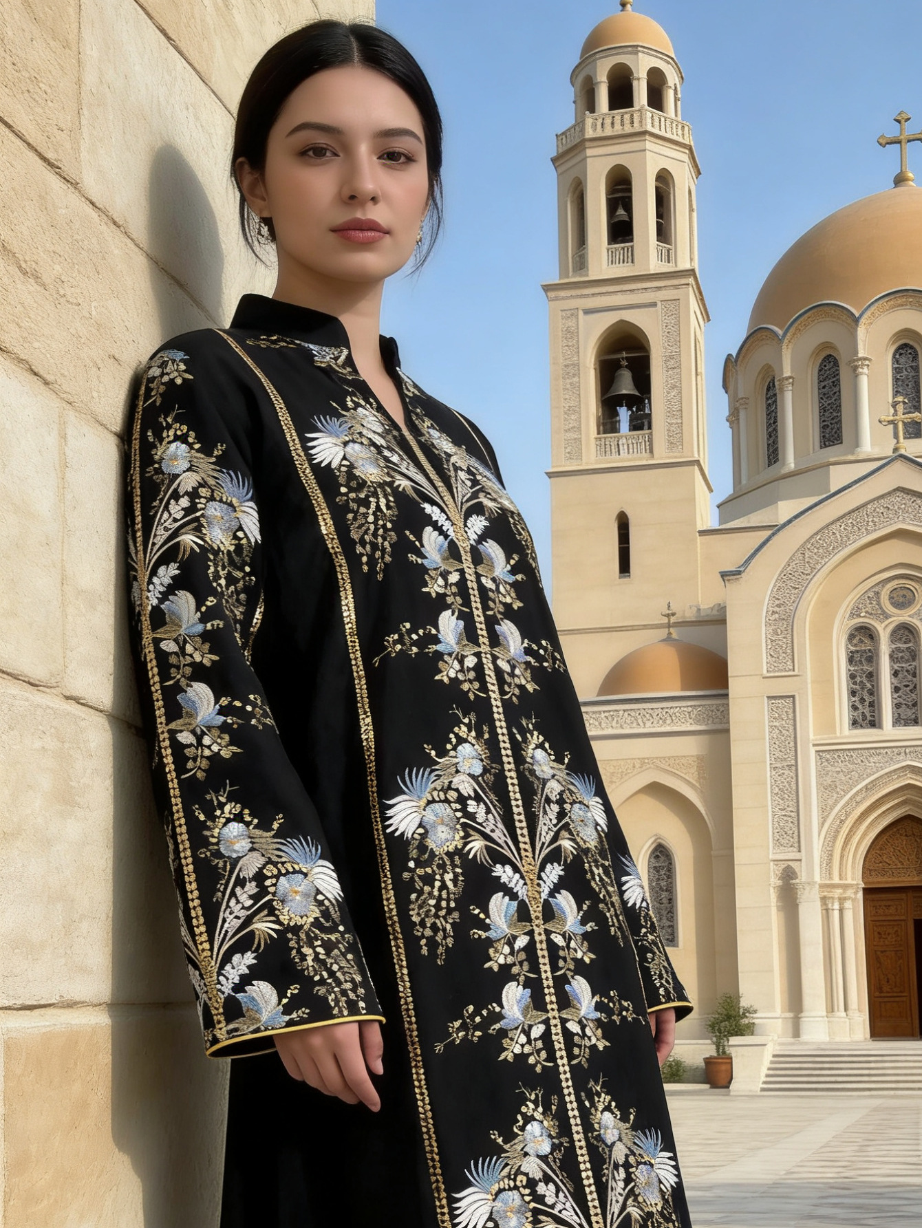 Abaya Women Party Dress Kaftan Jalabiya Elegant Muslim Dubai Ramadan Caftan long Robe - detail 8