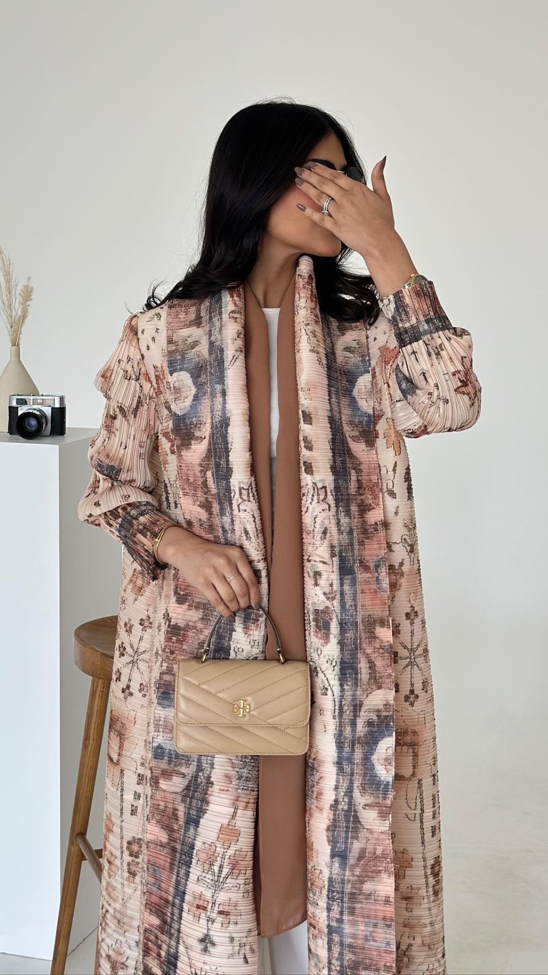 Women Fashion Abaya Vintage Printed Cardigan Design Loose Large Size Elegant Female Luxury Robe - detail 7