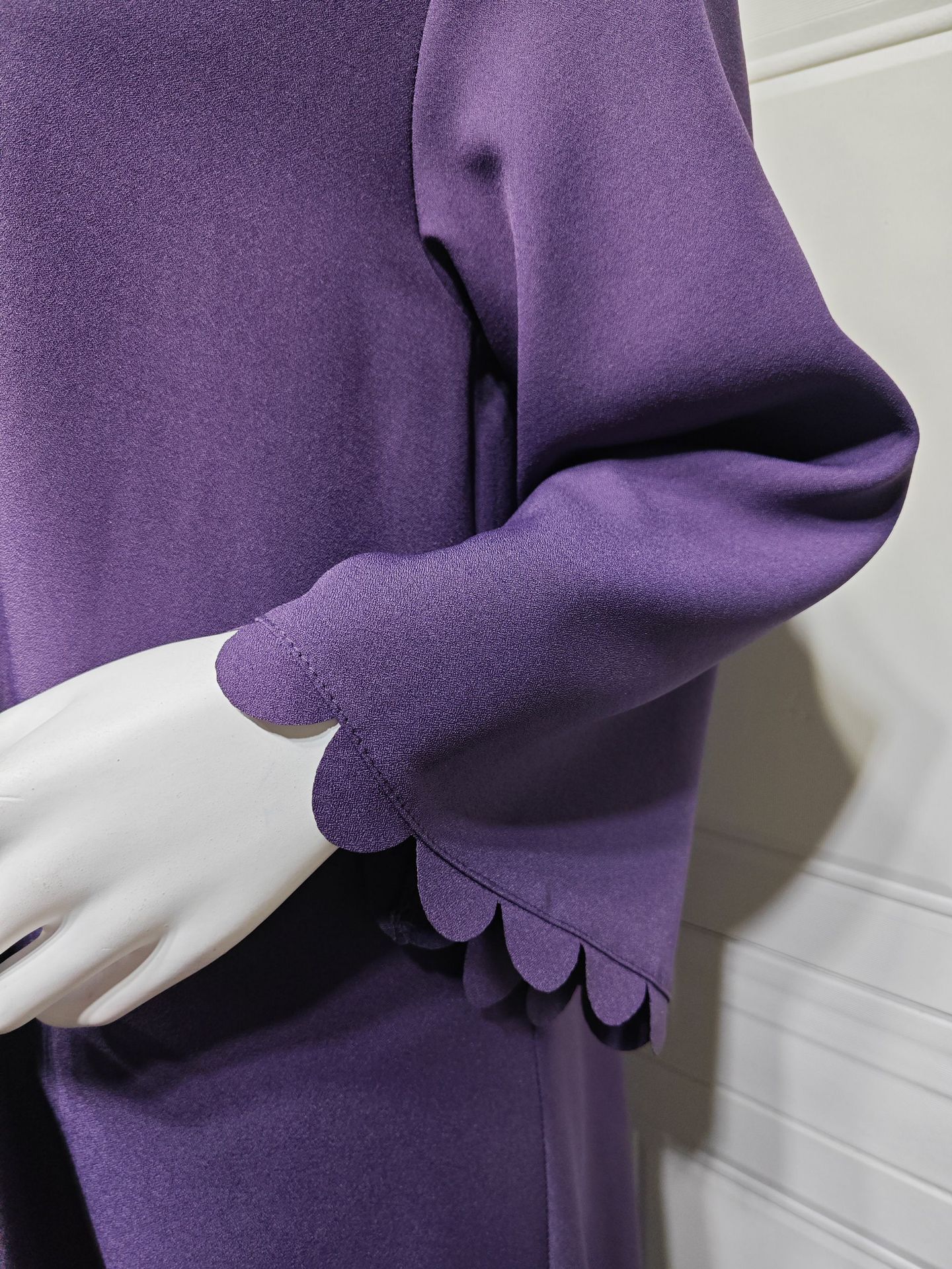 Women Abaya Cardigan Dress with Scarf Muslim Caftan Robe Jalabiya Ramadan Dubai Kaftan Abayas - detail 8