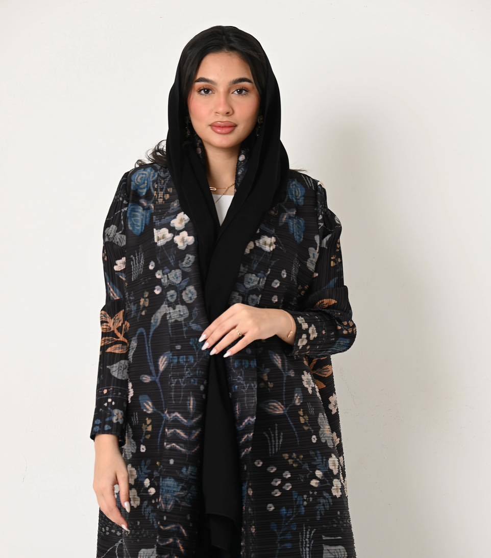 Women Fashion Abaya Vintage Printed Cardigan Design Loose Large Size Elegant Female Luxury Robe - detail 8