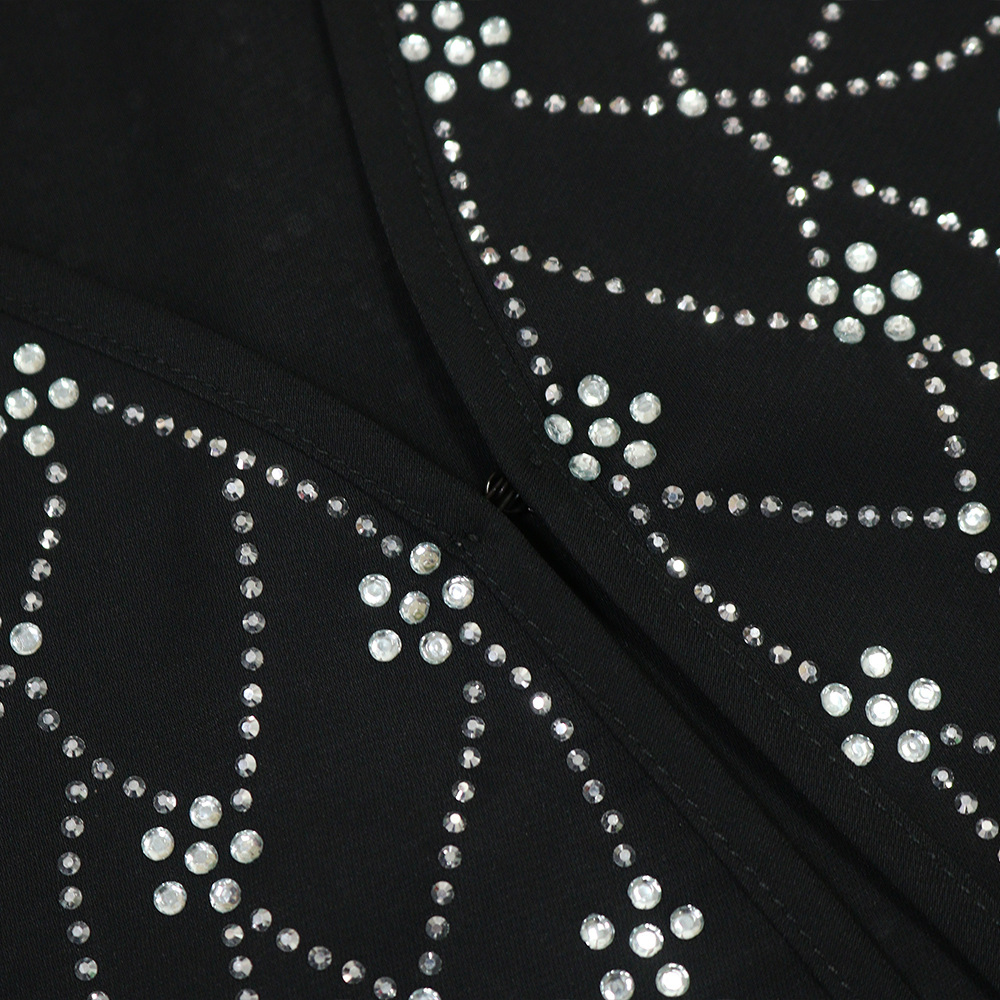 Ramadan Muslim Dress Women Hijab Abaya Khimar Jilbab Kebaya Loose Kaftan Robe Rhinestone Dresses Kimono Islam Clothing - detail 7