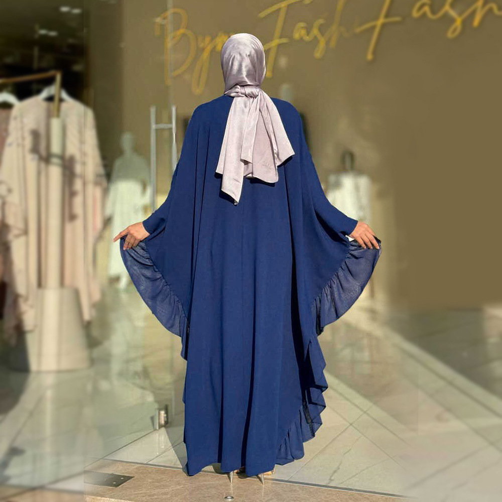 Middle East Muslim New Fashion Women's Elegant Trendy Daily Casual Luxury Diamond Studded Dresses Female Abaya - detail 8